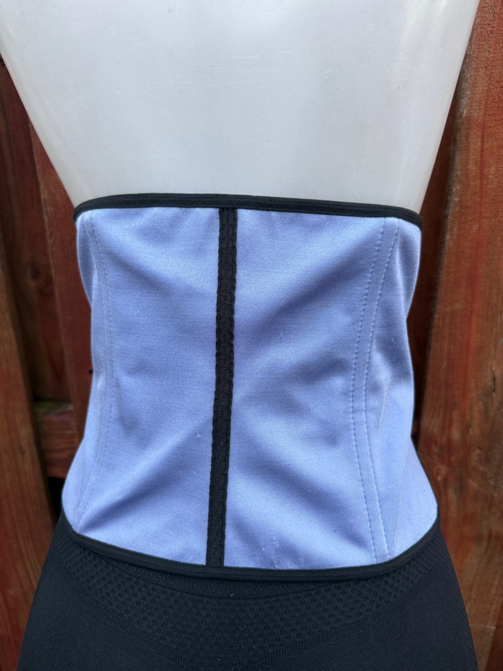 Waist-Training Corset Belt in Light Blue with Front Hook Closure Size 40 - Picture 5 of 7